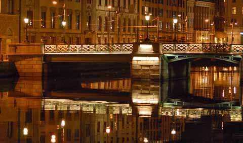 Göteborg in der Nacht