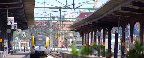 Die Eisenbahn nach Göteborg